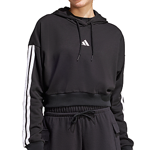Adidas French Terry Crop Hoodie $13
