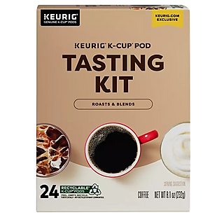 24ct Keurig Coffee Tasters K-Cup Pack $15