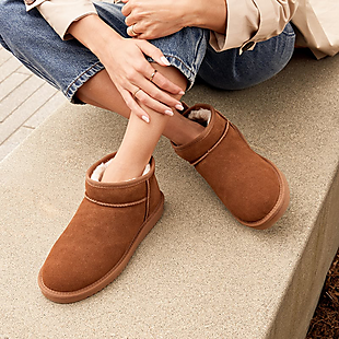 Classic Suede Boots & Slippers under $31
