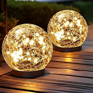 2pk Outdoor Solar Globes $10