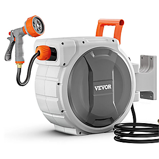 VEVOR Retractable 65' Hose Reel $55