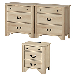 3pc Dresser and Nightstand Set $330