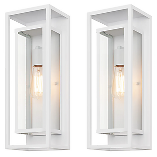 2pk Outdoor Wall Sconces $126