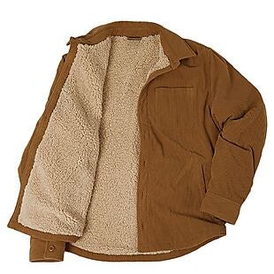 Corduroy Sherpa-Lined Jacket $25