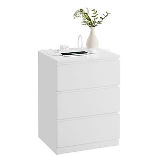 Nightstand with Charging Station $63