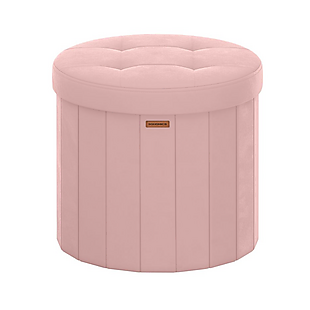 Fabric Storage Ottoman $39