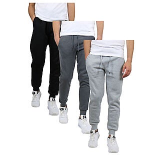 3pk Fleece Joggers $24