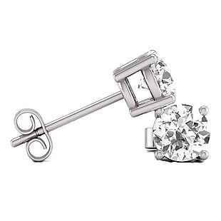 1/2 ct. Diamond Stud Earrings $180