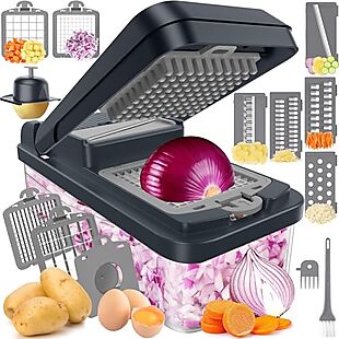 12-In-1 Vegetable Chopper $14