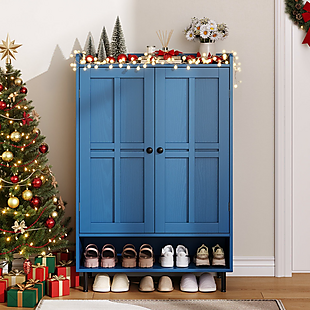 24-Pair Shoe Storage Cabinet $136