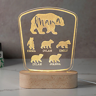 Custom Mama Bear Night Light $20
