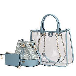 3pc MKF Diva Tote Bag Set $62