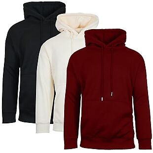 3pk Sherpa-Lined Hoodies $27