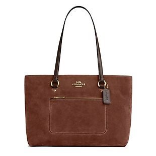 Coach Outlet Suede Station Tote Bag $179