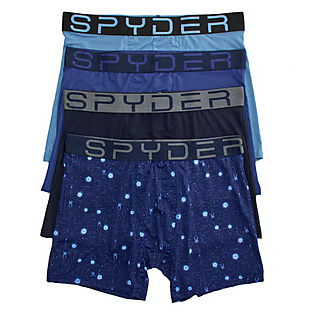 4pk Spyder Boxer Briefs $15