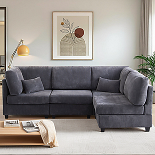 Over 60% Off Corduroy Modular Sectional