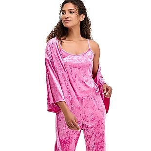 3pc Crushed Velvet Pajama Set $30