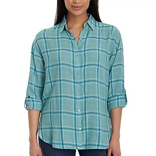 Gloria Vanderbilt Button-Down Shirt $10
