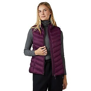 Women's Lightweight Packable Vests $15