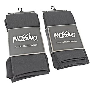 2pk Fleece-Lined Leggings $15