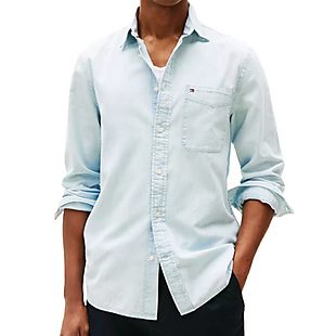 Tommy Hilfiger Chambray Pocket Shirt $28