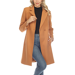 White Mark Classic Walker Coat $45