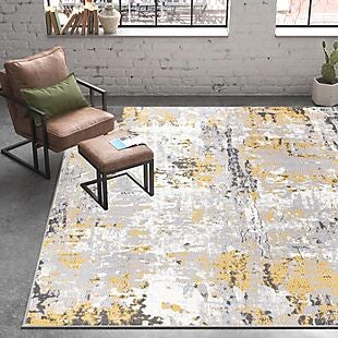 5' x 7' Modern Abstract Area Rug $33