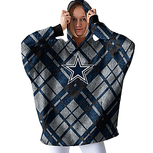 NFL Sherpa Flannel Blanket Hoodie $30