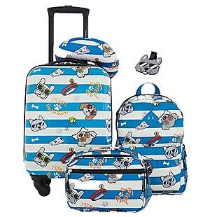 Kids' 5pc Luggage Set $58 + $10 Bonus