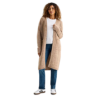 Long Open-Front Cardigan $28