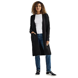 Long Open-Front Cardigan $26