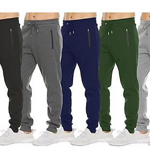3pk Men's Joggers $25 with Prime