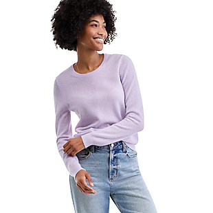 100% Cashmere Crewneck Sweater $48