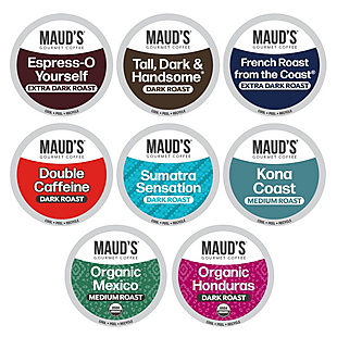 40ct Maud's Dark Roast Coffee Pods $17