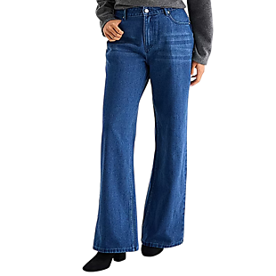 Forever 21 Wide Leg Jeans $13