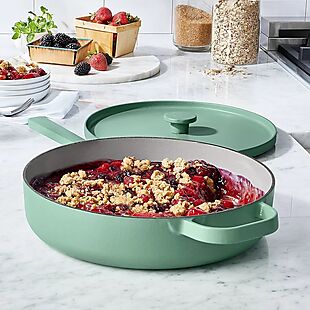 Enameled Cast Iron Braiser + Lid $35