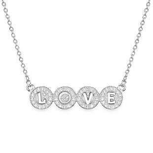 Crystal Love Necklace $14