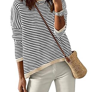 Relaxed-Fit Sweater $20 in 10 Colors