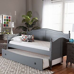 Wooden Twin Daybed with Trundle $225