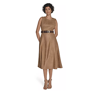 Calvin Klein Belted Midi Dress $51