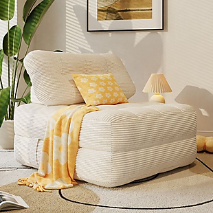 Corduroy Convertible Chair Bed $104
