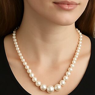 20” Graduated Pearl Necklace $20