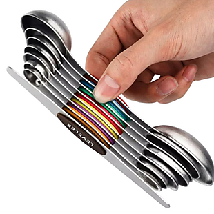 8pc Magnetic Measuring Spoons $6