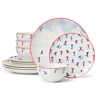 Oneida 12pc Snowbound Dinnerware Set $40