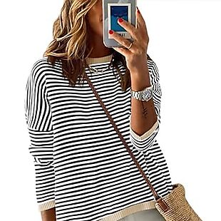 Relaxed-Fit Sweater $20 in 10 Colors