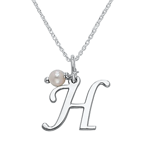 Theo Grace Initial & Crystal Necklace $54