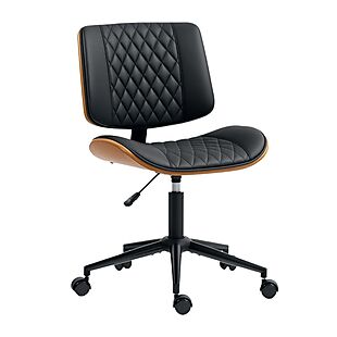 Faux-Leather Office Chair $76