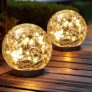 2pk Outdoor Solar Globes $10