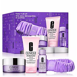 4pc Clinique Makeup Remover Gift Set $33
