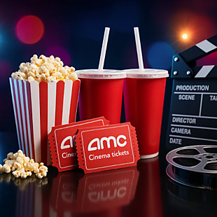 50% Off 2 AMC Movie Tickets & Snacks